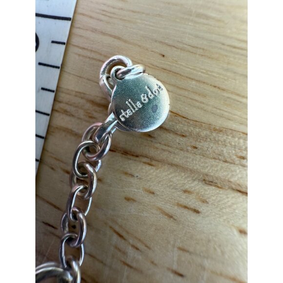 Stella & Dot Calypso Coin Statement Necklace With Hammered Silver Discs & Adjust - Picture 9 of 11